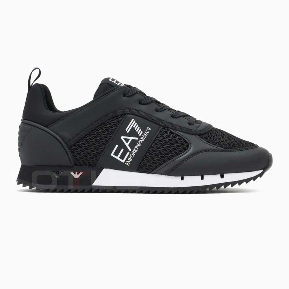 МЪЖКИ ОБУВКИ EA7 EMPORIO ARMANI 7X000334-MC001 BLACK & WHITE LACES ЧЕРНИ - lotus-sport.bg