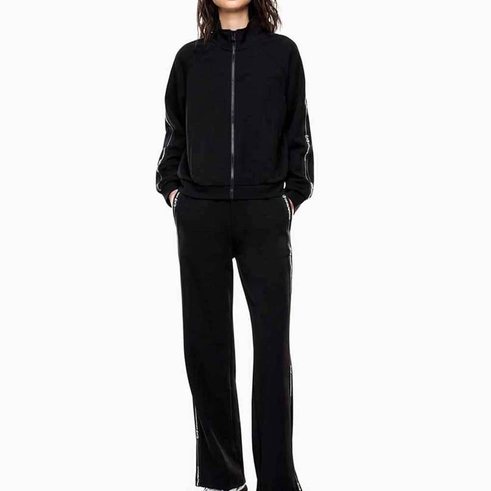 ДАМСКИ СПОРТЕН ЕКИП EA7 EMPORIO ARMANI 7W000979-UC001 TRACKSUIT W TT FZ OH LOGO SERIES TAPE ЧЕРЕН - lotus-sport.bg