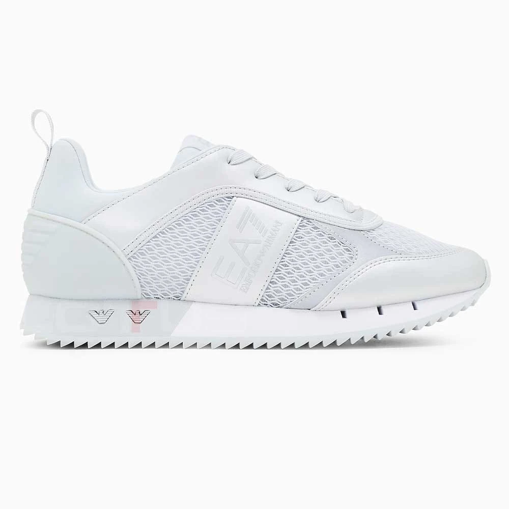 ДАМСКИ ОБУВКИ EA7 EMPORIO ARMANI 7X000334-MZ586 BLACK & WHITE LACES СРЕБРИСТИ - lotus-sport.bg