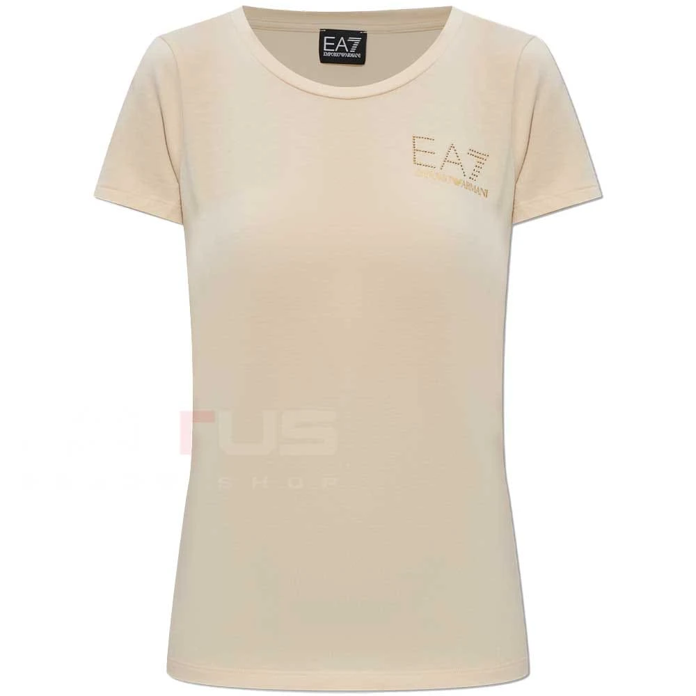 ДАМСКА ТЕНИСКА EA7 EMPORIO ARMANI 8NTT65-U1088 EVOLUTION W TEE SS БЕЖОВА - lotus-sport.bg