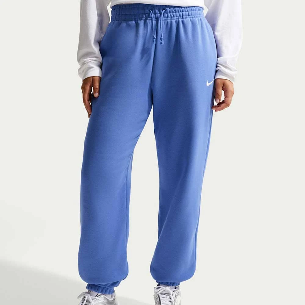 ДАМСКО ДОЛНИЩЕ NIKE FZ5996-460 NSW PHNX FLC HR OS PANT 2 СИНЬО - lotus-sport.bg