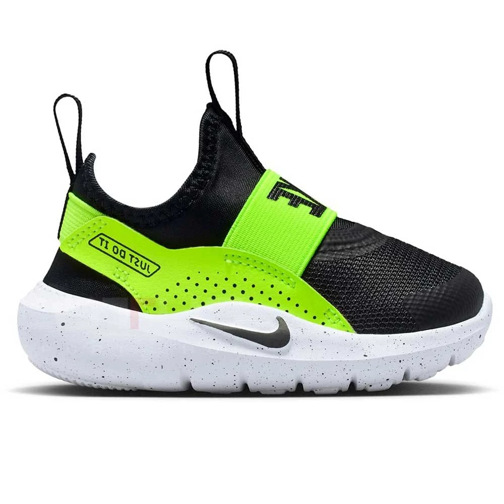 ДЕТСКИ МАРАТОНКИ ЗА МОМЧЕ NIKE IF2895-003 FLEX RUNNER 4 TD ЧЕРНИ/ЕЛЕКТРИКОВО ЗЕЛЕНИ - lotus-sport.bg