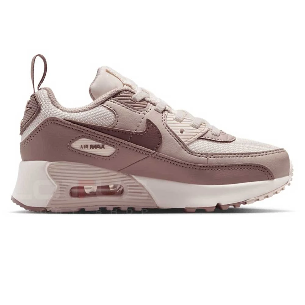 ДЕТСКИ МАРАТОНКИ ЗА МОМИЧЕ NIKE IQ0096-003 AIR MAX 90 EASYON MESH PS БЕЖОВИ - lotus-sport.bg