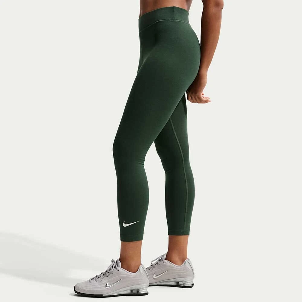 ДАМСКИ КЛИН NIKE DV7789-326 NSW CLSC HR 7/8 TIGHT LBR ЗЕЛЕН - lotus-sport.bg