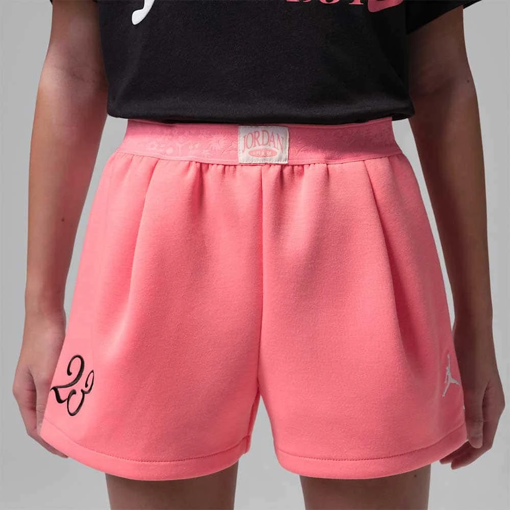 ДЕТСКИ КЪСИ ПАНТАЛОНИ ЗА МОМИЧЕ NIKE 45F624-AB3 JORDAN FLOWER OF FRIENDSHIP SHORT КОРАЛОВИ - lotus-sport.bg