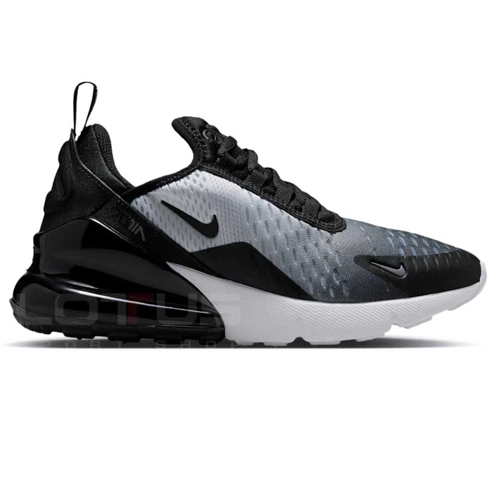 ДЕТСКИ МАРАТОНКИ ЗА МОМЧЕ NIKE 943345-052 AIR MAX 270 (GS) ЧЕРНИ/СИВИ - lotus-sport.bg