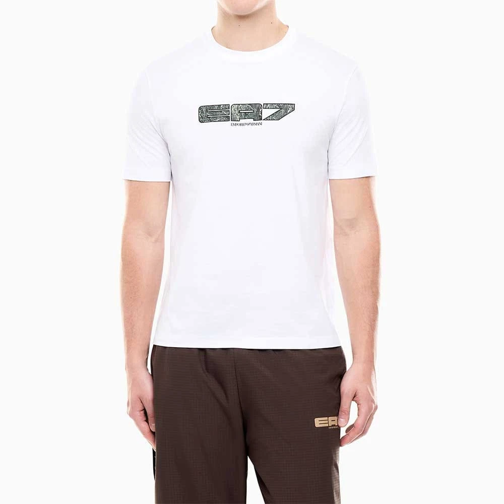 МЪЖКА ТЕНИСКА EA7 EMPORIO ARMANI 7M002128-U0002 GRAPHIC SERIES M TEE SS INFILL БЯЛА - lotus-sport.bg