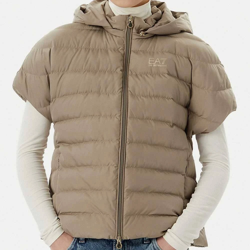 ДАМСКИ ЕЛЕК EA7 EMPORIO ARMANI 7W000477-U6167 CORE LADY ECO DOWN JACKET LIGHT PADDED HO SS БЕЖОВ - lotus-sport.bg