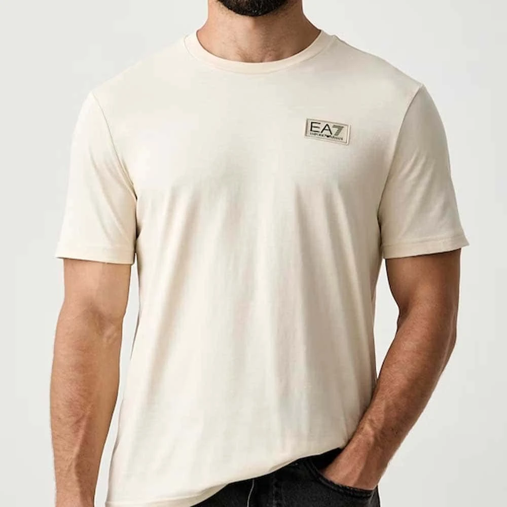 МЪЖКА ТЕНИСКА EA7 EMPORIO ARMANI 7M002229-U1079 REFINED M TEE SS CO БЕЖОВА - lotus-sport.bg