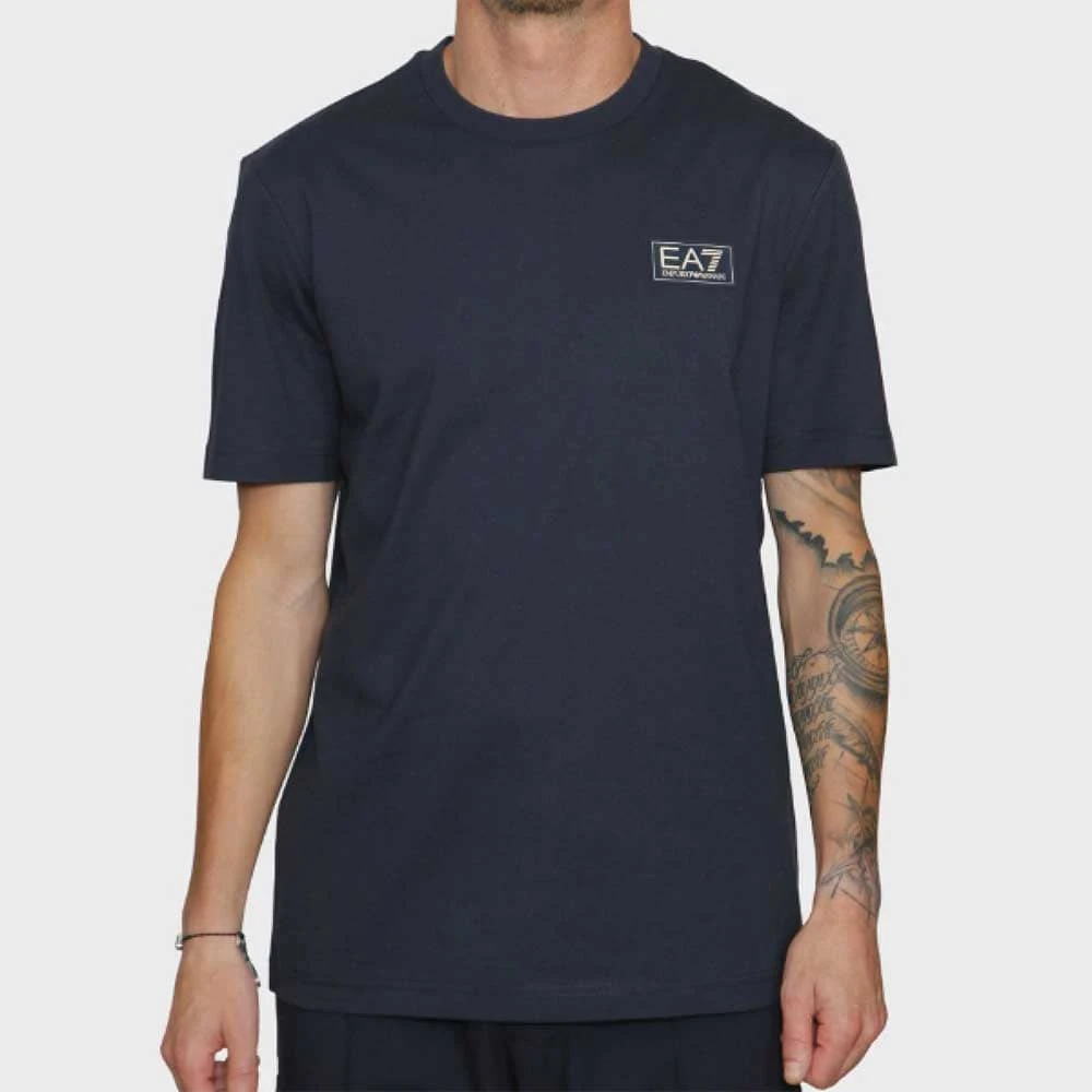 МЪЖКА ТЕНИСКА EA7 EMPORIO ARMANI 7M002229-UB102 REFINED M TEE SS CO ТЪМНОСИНЯ - lotus-sport.bg