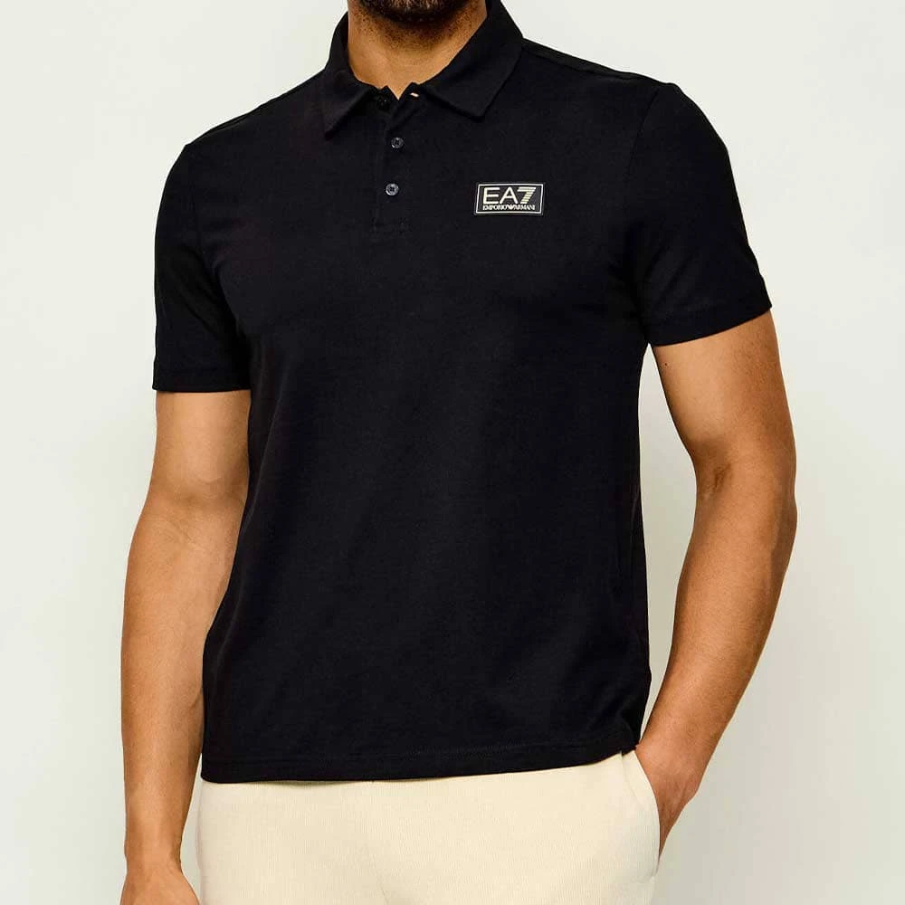 МЪЖКА ТЕНИСКА EA7 EMPORIO ARMANI 7M002230-UC001 REFINED M POLO PQ ЧЕРНА - lotus-sport.bg