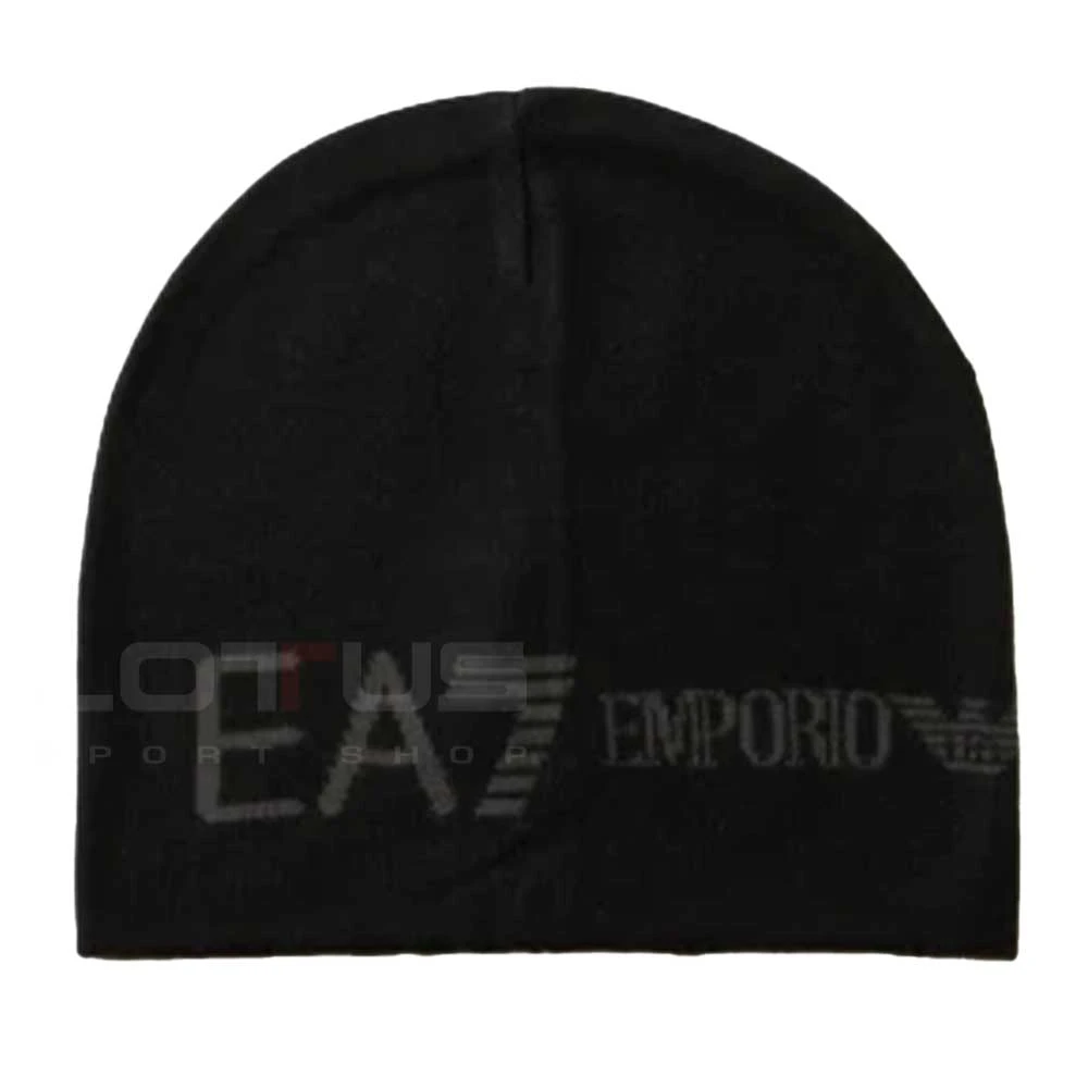 ЗИМНА ШАПКА EA7 EMPORIO ARMANI 7X000913-MC028 MOUNTAIN U EXTENDED LOGO BEANIE ЧЕРНА - lotus-sport.bg