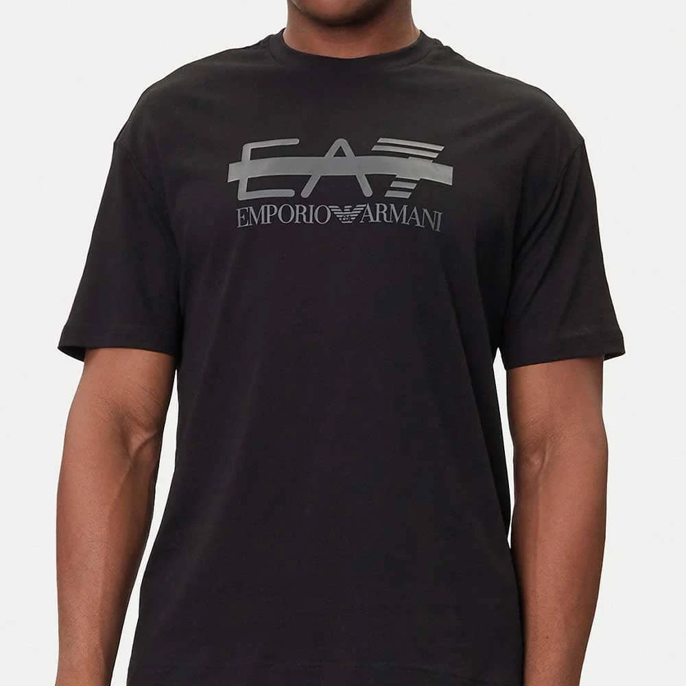 МЪЖКА ТЕНИСКА EA7 EMPORIO ARMANI 7M001129-UC001 LOGO SERIES M TEE SS LOGO BARRED ЧЕРНА - lotus-sport.bg
