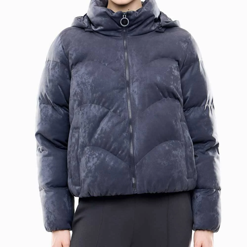 ДАМСКО ЯКЕ EA7 EMPORIO ARMANI 7W001429-U8117 PRECIOUS W CABAN ECO DOWN EXTRA PADDED ТЪМНОСИВО - lotus-sport.bg