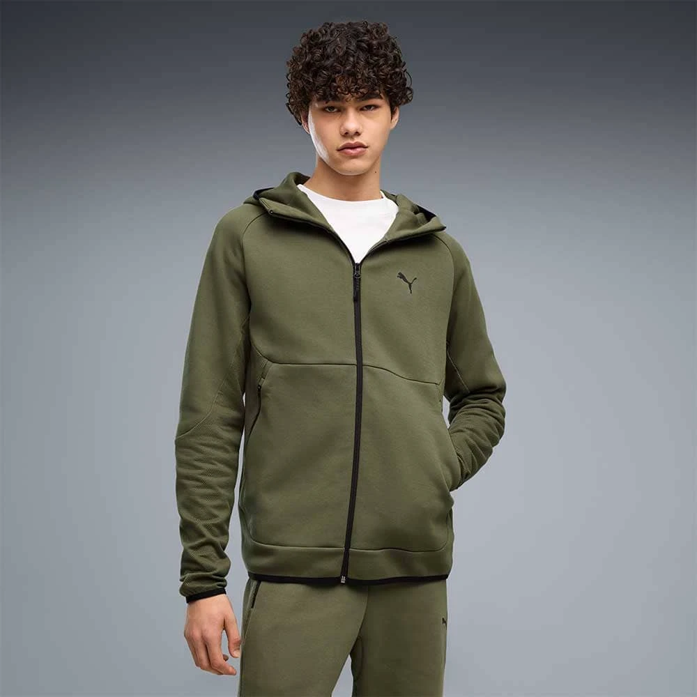 МЪЖКО ГОРНИЩЕ PUMA 69395186 PUMATECH SLIM ELEVATED ЗЕЛЕНО - lotus-sport.bg
