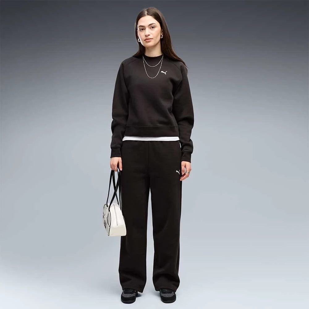 ДАМСКИ СПОРТЕН ЕКИП PUMA 69399501 LOUNGEWEAR STANDARD SWEATSUIT ЧЕРЕН - lotus-sport.bg