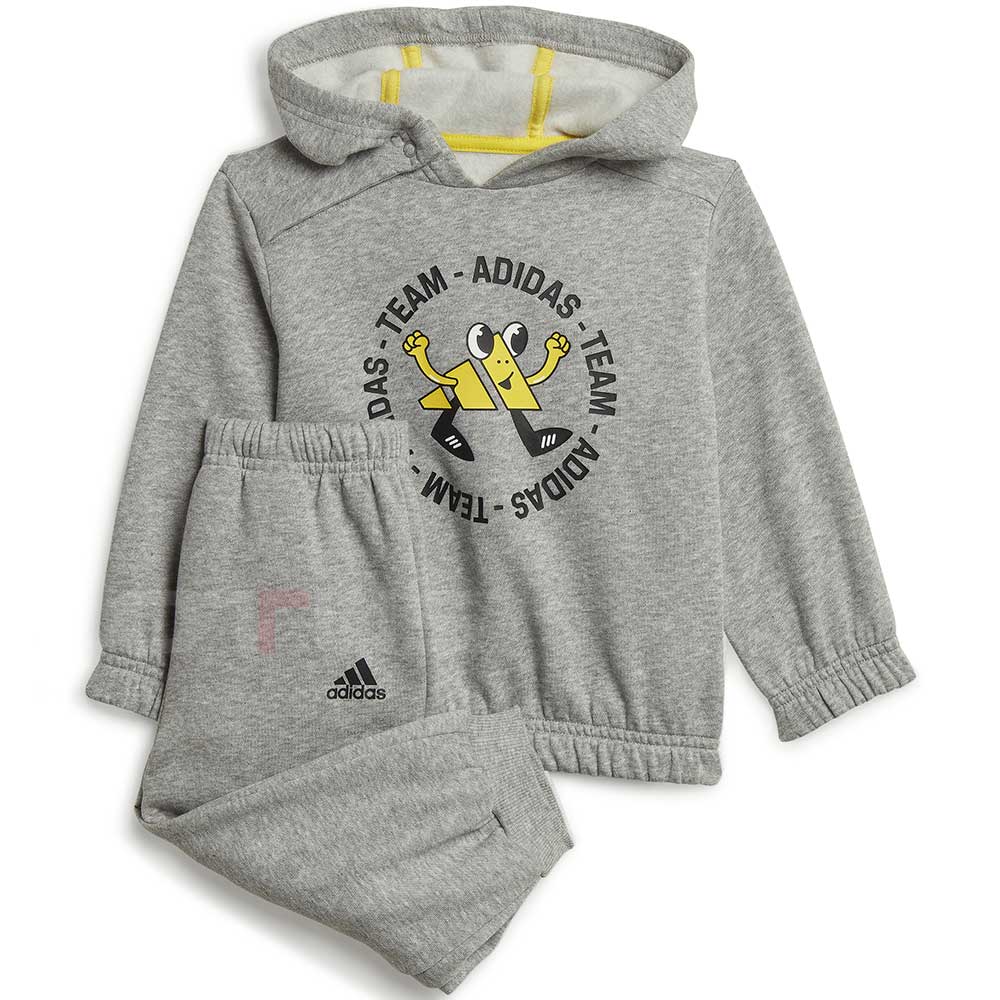 БЕБЕШКИ СПОРТЕН ЕКИП ЗА МОМЧЕ ADIDAS OVER JOG FL GREY - lotus-sport.bg