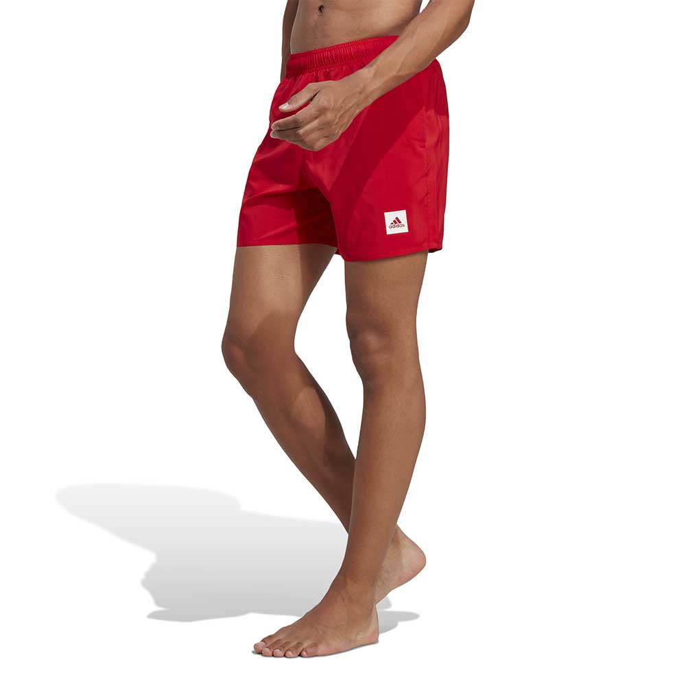 МЪЖКИ ПЛУВНИ ШОРТИ ADIDAS SOLID CLX SH SL RED - lotus-sport.bg