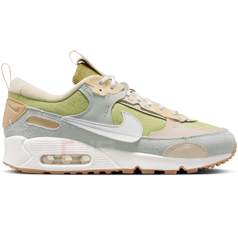 ДАМСКИ МАРАТОНКИ NIKE AIR MAX 90 FUTURA MIN GOLD/WHITE - lotus-sport.bg