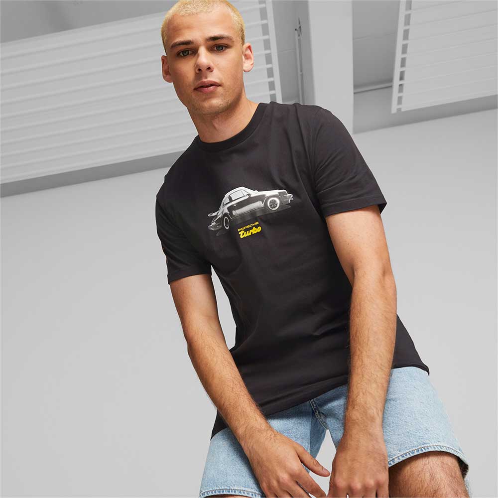 МЪЖКА ТЕНИСКА PUMA PL GRAPHIC TEE BLACK - lotus-sport.bg