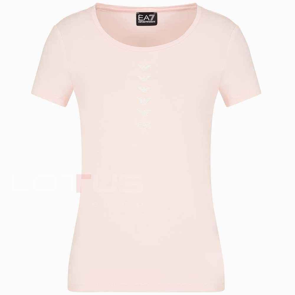 ДАМСКА ТЕНИСКА EA7 EMPORIO ARMANI 3DTT20 TRAIN LOGO SERIES W TEE SS MULTILOGO РОЗОВА - lotus-sport.bg