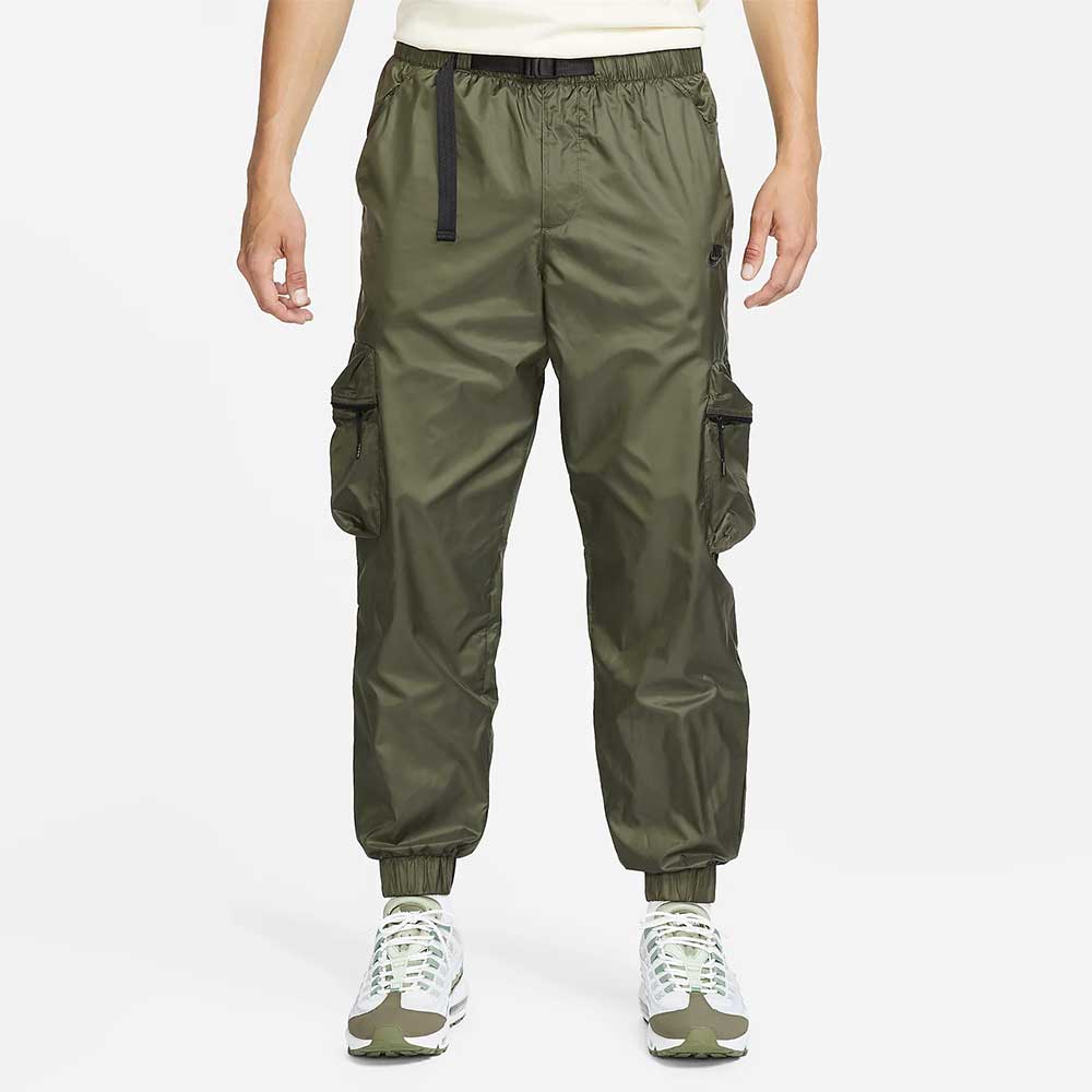 МЪЖКО ДОЛНИЩЕ NIKE TCH WVN LND PANT КАФЯВО-ЗЕЛЕНО - lotus-sport.bg