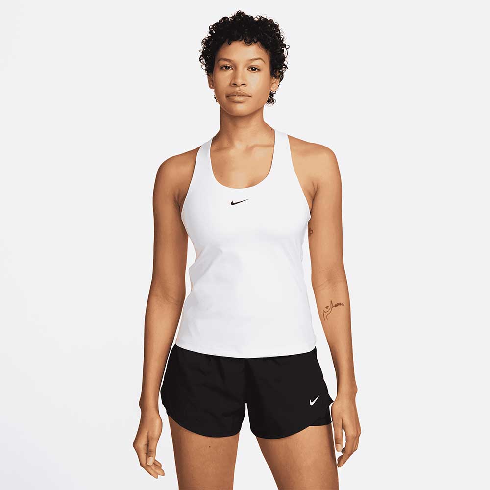 ДАМСКИ ПОТНИК NIKE DF SWOOSH BRA TANK БЯЛ - lotus-sport.bg