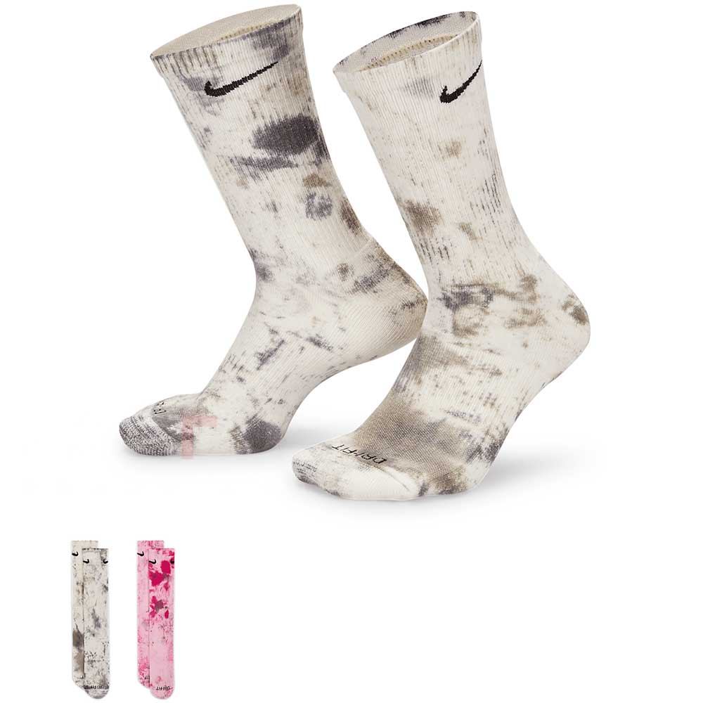 ЧОРАПИ NIKE ED CSH CRW 2P 144 CLRSPLH БЕЖОВИ/ЧЕРВЕНИ - lotus-sport.bg