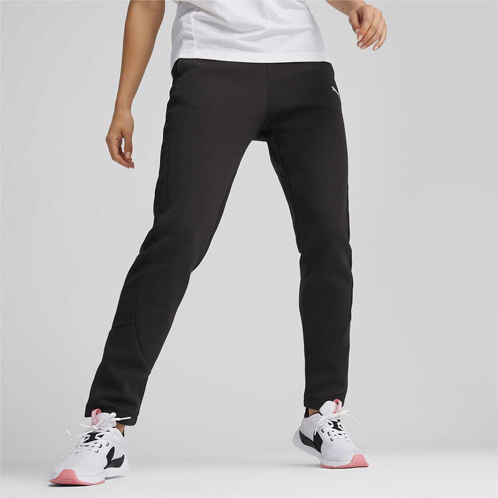 ДАМСКО ДОЛНИЩЕ PUMA 67788001 EVOSTRIPE HIGH-WAIST PANTS ЧЕРНО - lotus-sport.bg