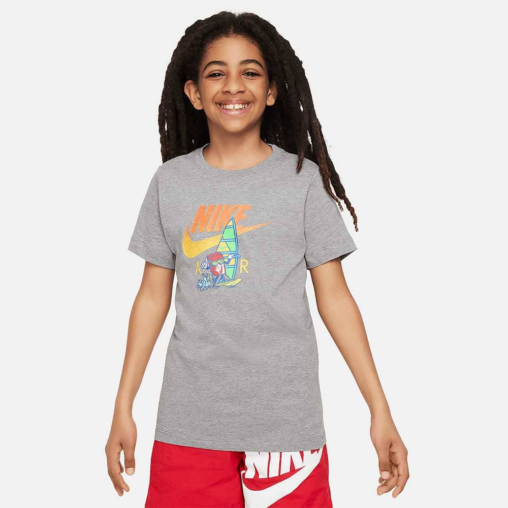 ДЕТСКА ТЕНИСКА NIKE NSW TEE BOXY 2 СИВА - lotus-sport.bg