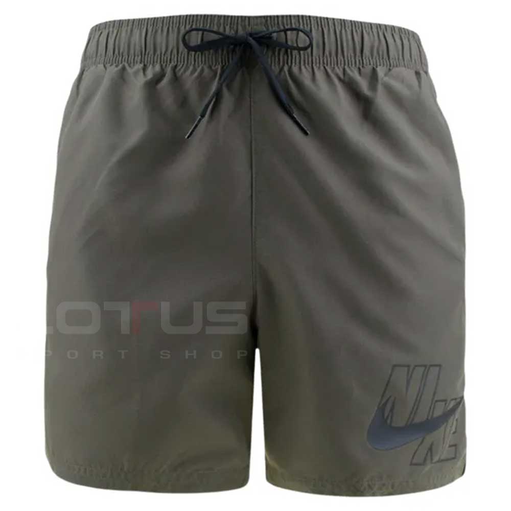 МЪЖКИ ПЛУВНИ ШОРТИ NIKE NESSA566-240 LOGO 5IN VOLLEY SHORT КАФЯВИ - lotus-sport.bg