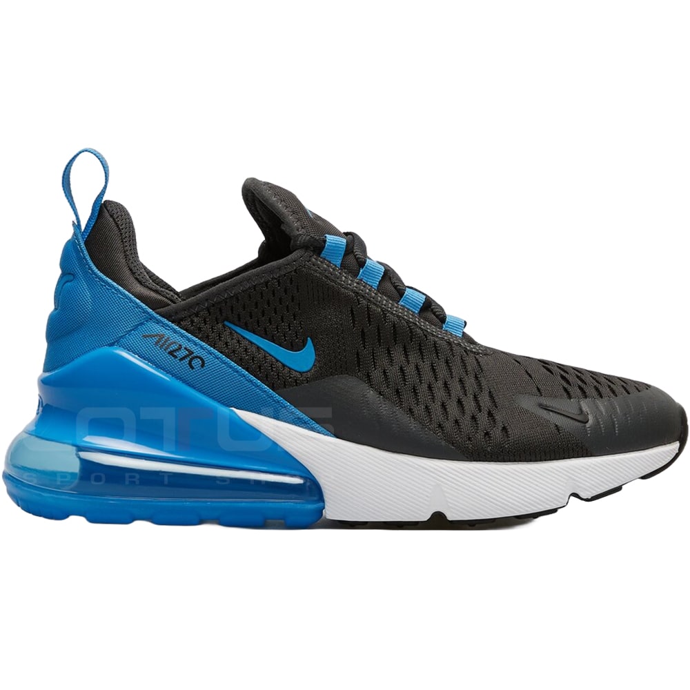 ДЕТСКИ МАРАТОНКИ ЗА МОМЧЕ NIKE AIR MAX 270 (GS) СИВИ/СИНИ - lotus-sport.bg