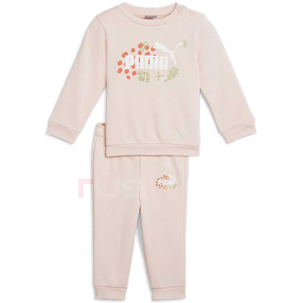 БЕБЕШКИ СПОРТЕН ЕКИП ЗА МОМИЧЕ PUMA 68188650 FC ESS+ INFANT JOGGER TR БЛЕДОРОЗОВ - lotus-sport.bg