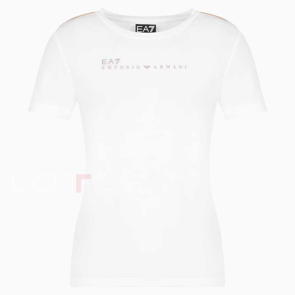 ДАМСКА ТЕНИСКА EA7 EMPORIO ARMANI 7W000274-U0002 NATURAL VENTUS7 W TEE SS БЯЛА - lotus-sport.bg