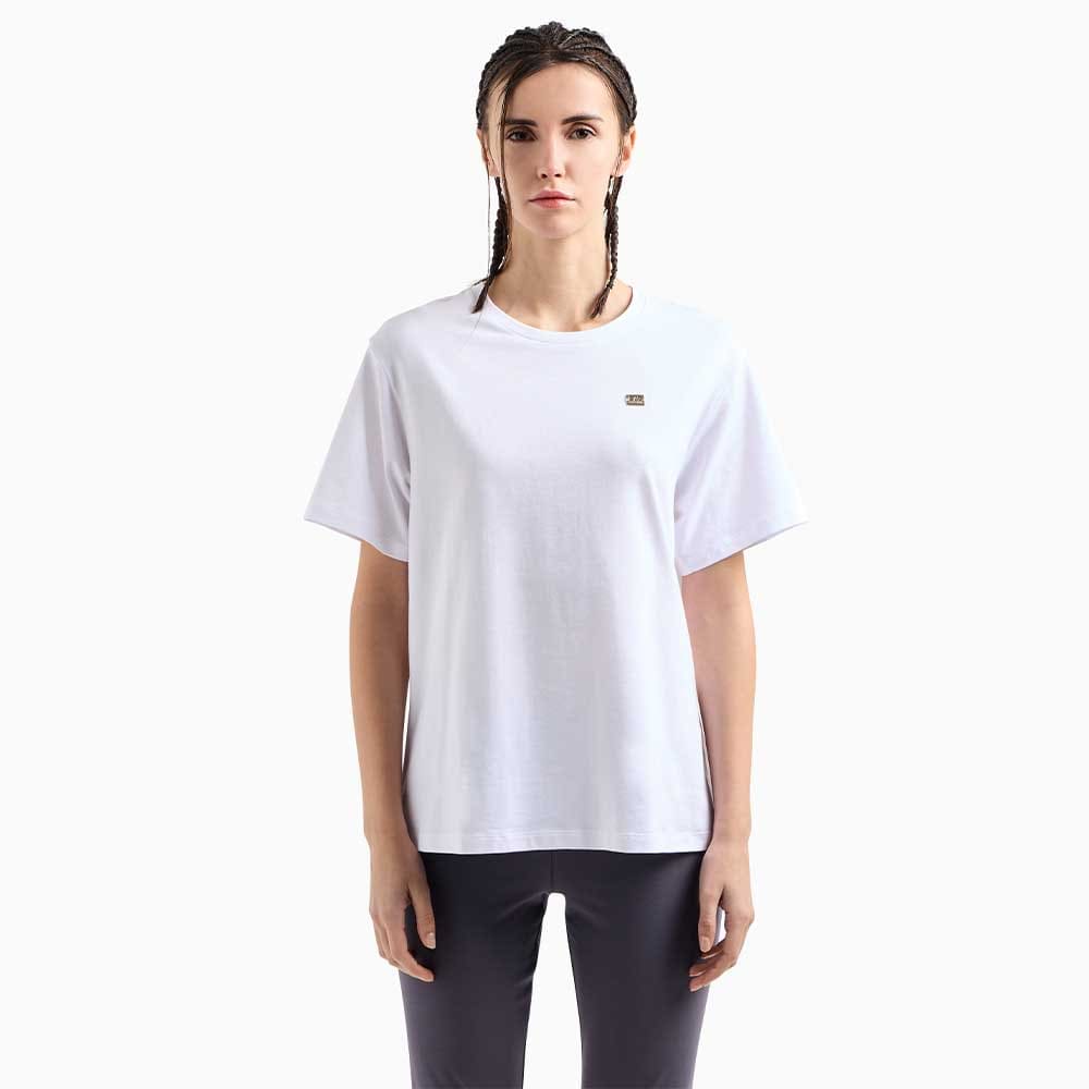 ДАМСКА ТЕНИСКА EA7 EMPORIO ARMANI 7W000028-U0002 TRAIN CORE LADY W TEE SS БЯЛА - lotus-sport.bg