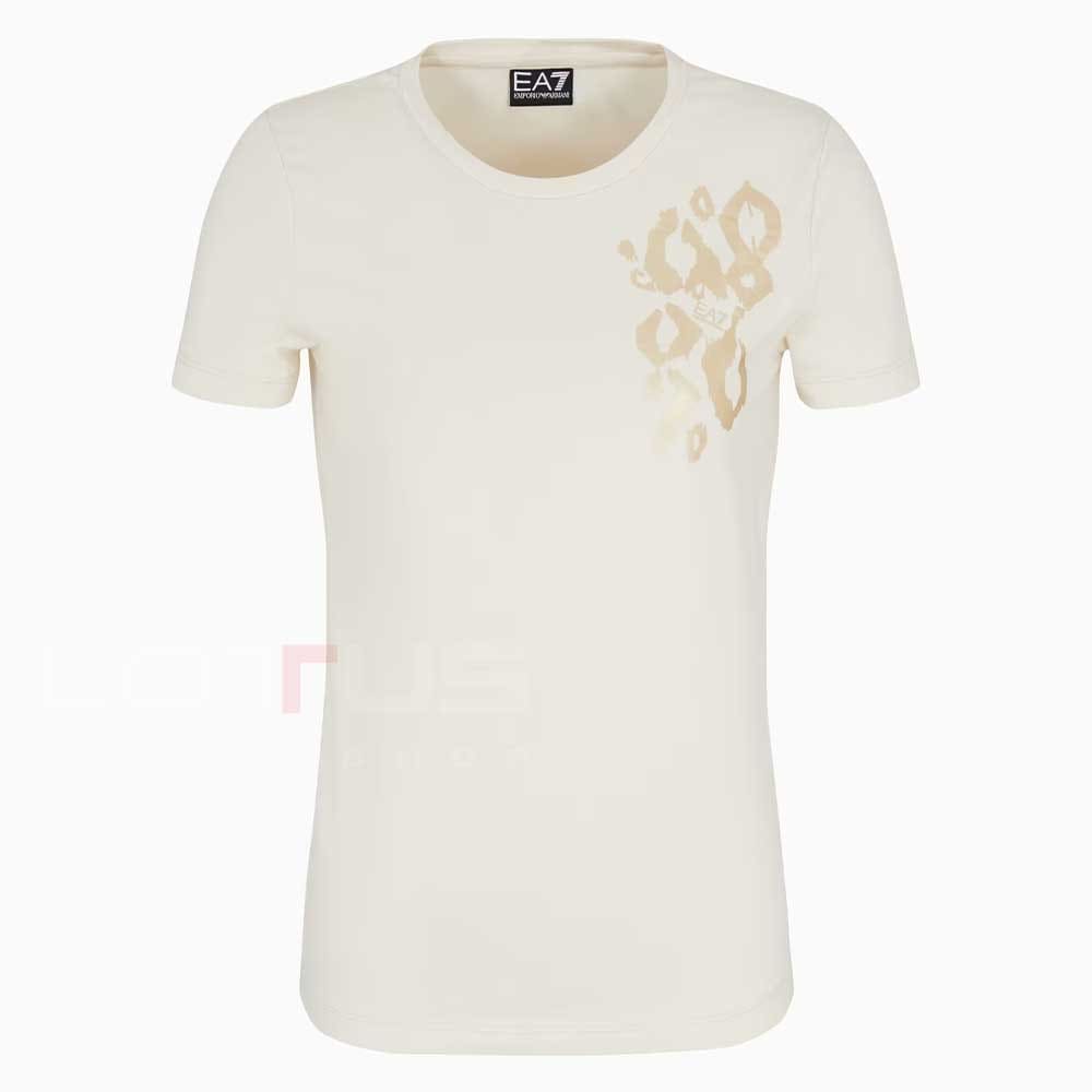 ДАМСКА ТЕНИСКА EA7 EMPORIO ARMANI 7W000133-U1112 GRAPHIC SERIES W TEE SS БЕЖОВА - lotus-sport.bg