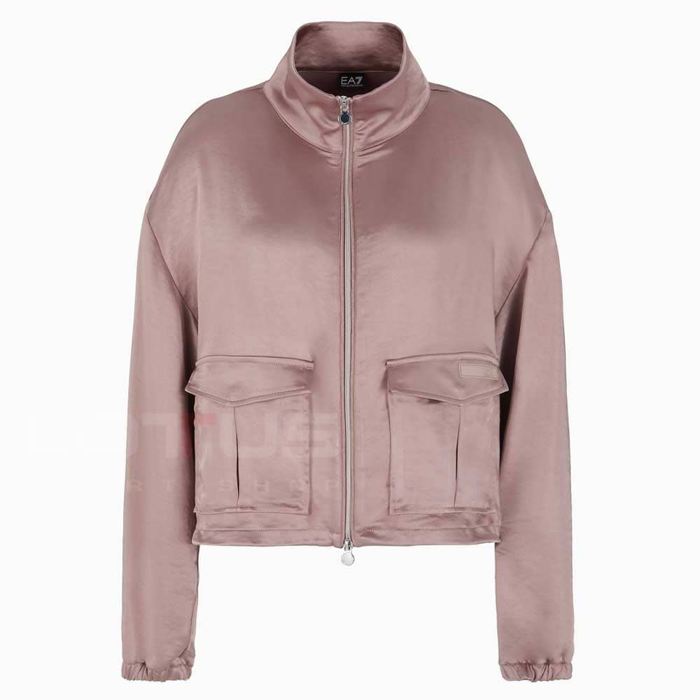 ДАМСКО ГОРНИЩЕ EA7 EMPORIO ARMANI 7W000146-U4079 PRECIOUS W BLUSON SATIN СВЕТЛОКАФЯВО - lotus-sport.bg