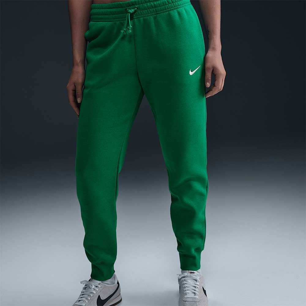 ДАМСКО ДОЛНИЩЕ NIKE FZ7626-324 NSW PHNX FLC MR PANT STD ЗЕЛЕНО - lotus-sport.bg