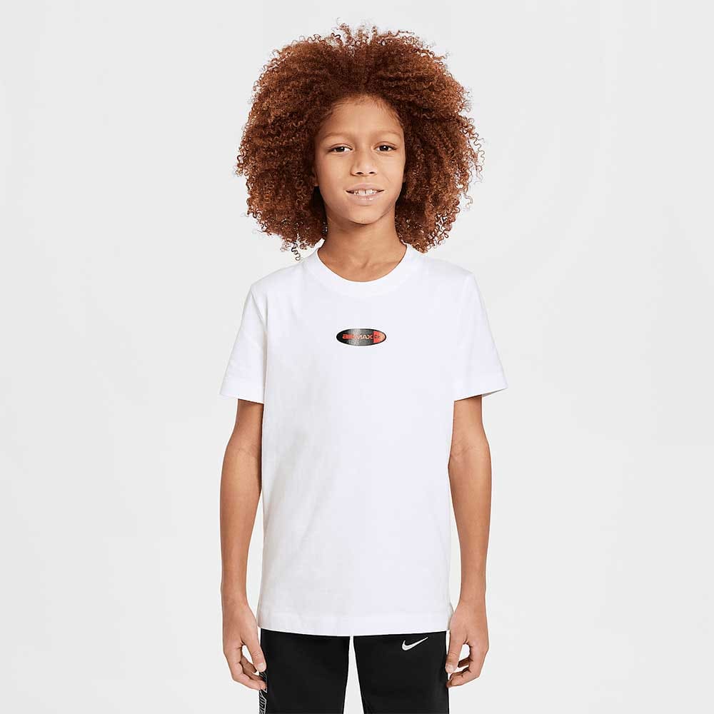 ДЕТСКА ТЕНИСКА ЗА МОМЧЕ NIKE HM5863-100 NSW TEE FTW БЯЛА - lotus-sport.bg