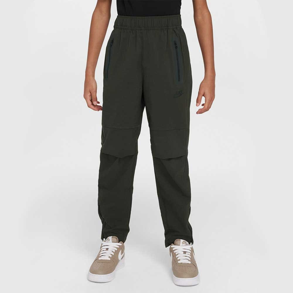 ДЕТСКО ДОЛНИЩЕ ЗА МОМЧЕ NIKE HQ8921-355 NSW TCH WVN PNT PD ТЪМНОЗЕЛЕНО - lotus-sport.bg