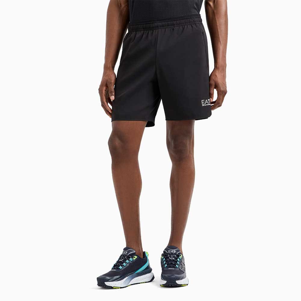 МЪЖКИ КЪСИ ПАНТАЛОНИ EA7 EMPORIO ARMANI 7M000072-UC001 VENTUS7 M SHORTS PL ST ЧЕРНИ - lotus-sport.bg