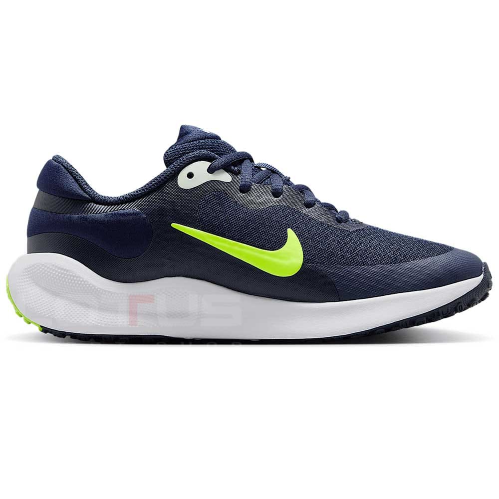 ДЕТСКИ МАРАТОНКИ ЗА МОМЧЕ NIKE FB7689-403 REVOLUTION 7 (GS) ТЪМНОСИНИ - lotus-sport.bg