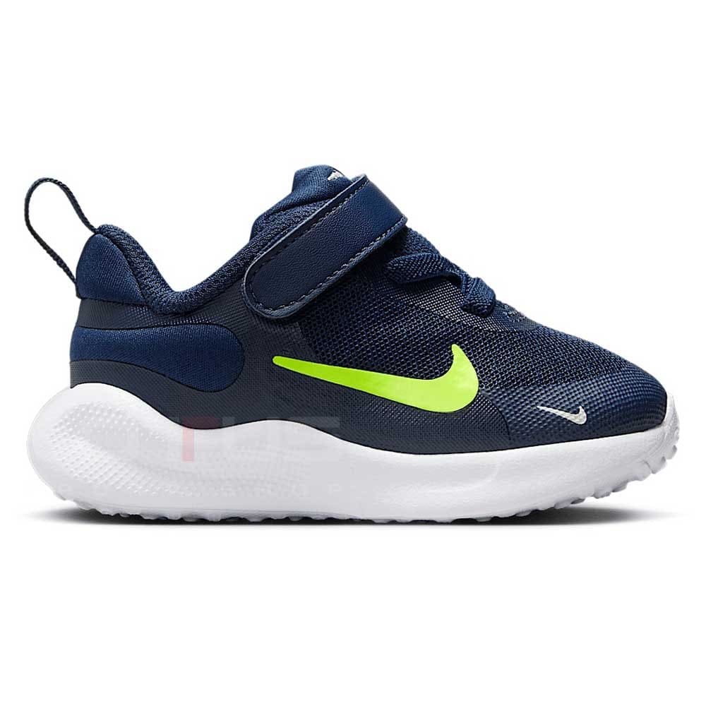 ДЕТСКИ МАРАТОНКИ ЗА МОМЧЕ NIKE FB7691-403 REVOLUTION 7 (TDV) ТЪМНОСИНИ - lotus-sport.bg