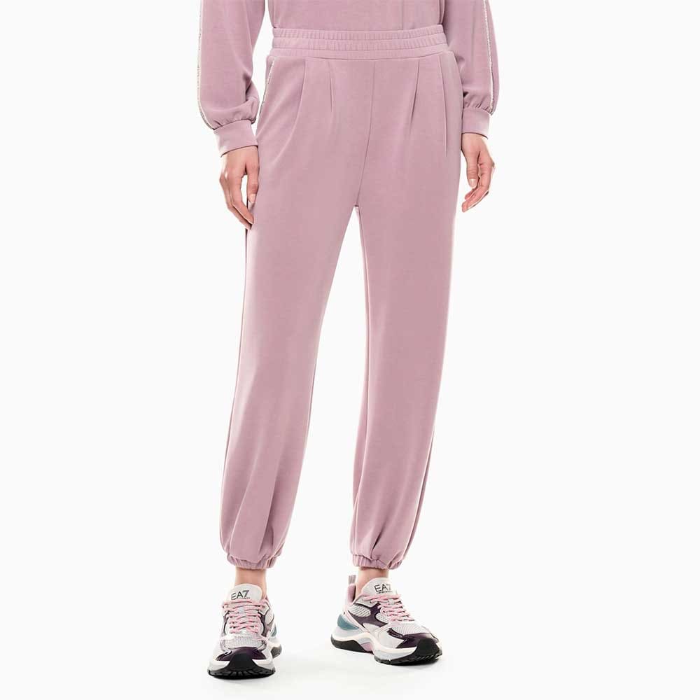 ДАМСКО ДОЛНИЩЕ EA7 EMPORIO ARMANI 7W000446-UA272 PRECIOUS PANTS CH РОЗОВО - lotus-sport.bg