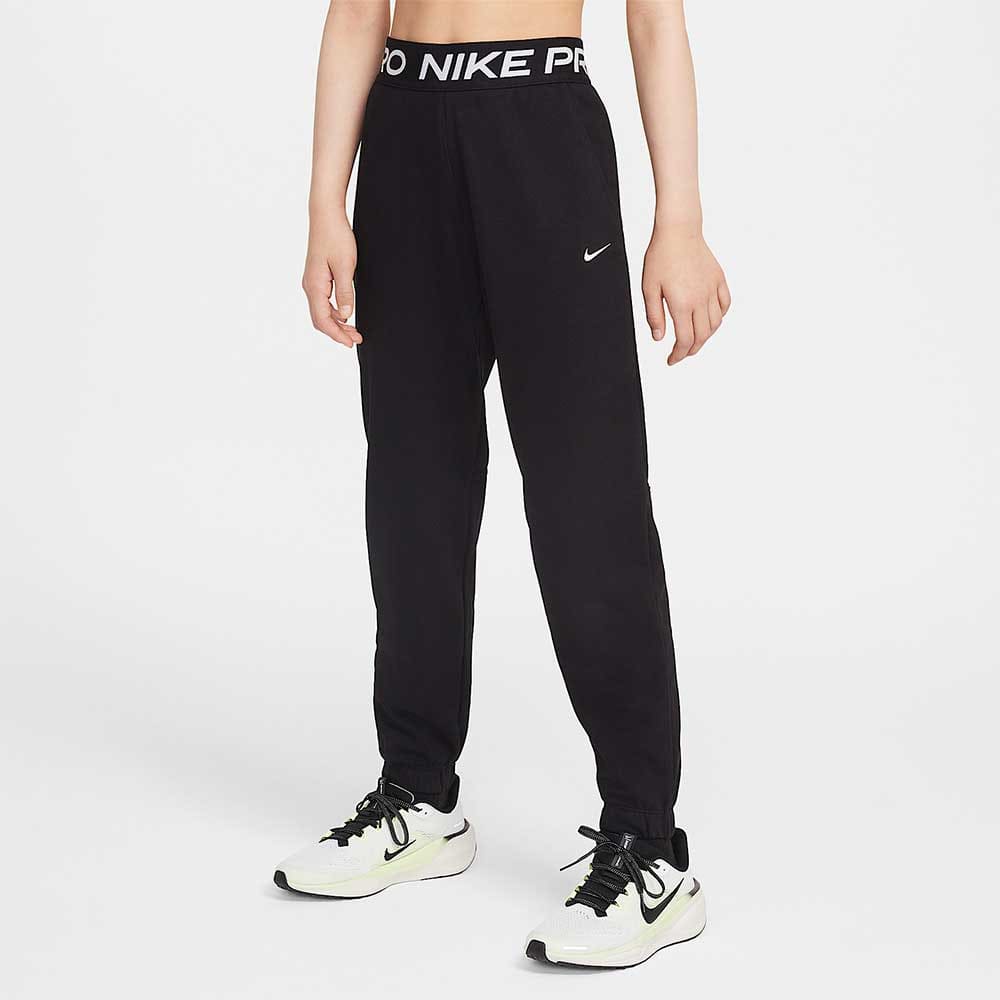 ДЕТСКО ДОЛНИЩЕ ЗА МОМИЧЕ NIKE HV0289-011 PRO DF FLC JGGR ЧЕРНО - lotus-sport.bg