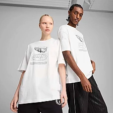 ТЕНИСКА PUMA X HARRY POTTER 63009202 OVERSIZED GRAPHIC TEE БЯЛА ТЕНИСКА PUMA X HARRY POTTER 63009202 OVERSIZED GRAPHIC TEE БЯЛА