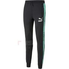 МЪЖКО ДОЛНИЩЕ PUMA T7 SPORT TRACK PANTS PT BLACK/MINT МЪЖКО ДОЛНИЩЕ PUMA T7 SPORT TRACK PANTS PT BLACK/MINT