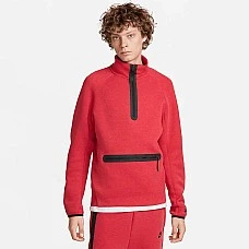 МЪЖКА БЛУЗА NIKE TCH FLC HZ TOP LT UNIV RED МЪЖКА БЛУЗА NIKE TCH FLC HZ TOP LT UNIV RED